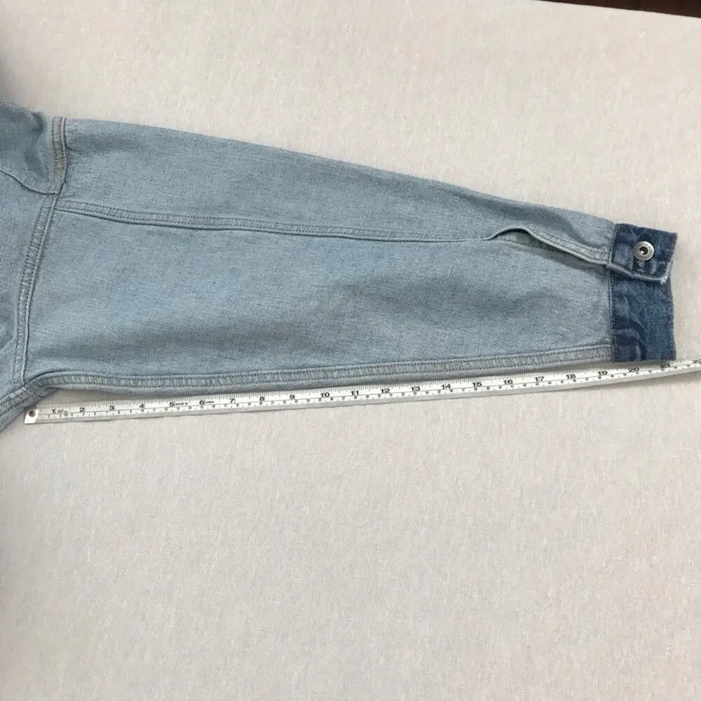 Levi's NWT Denim Trucker Jacket Crafted Oversized Inside Out XS/S